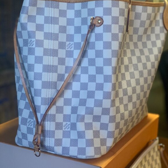 Louis Vuitton Damier Azure Neverfull GM Tote - Picture 3 of 14